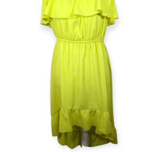 HEART SOUL HIGHLIGHTER YELLOW DRESS SZ.L EUC. - Picture 3 of 6